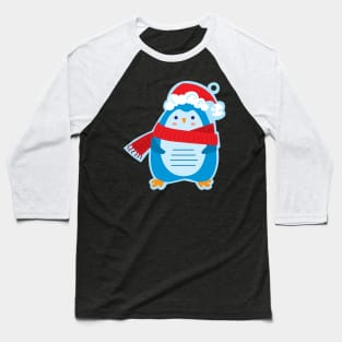 Christmas tag with penguin Baseball T-Shirt